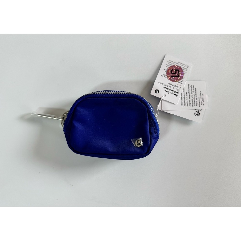 New Lululemon Everywhere Belt Bag Nano Riverside Blue Adjustable Arm Band